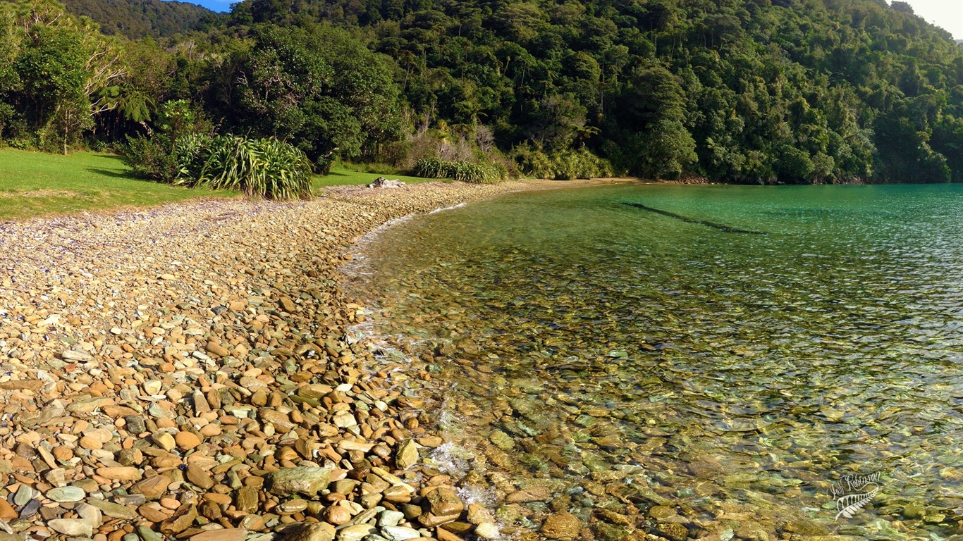 Impresionantes paisajes de Nueva Zelanda, Windows 8 tema fondos de pantalla #9 - 1366x768