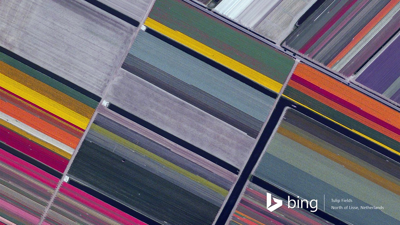 Microsoft Bing HD wallpapers: Aerial view of Europe #4 - 1366x768