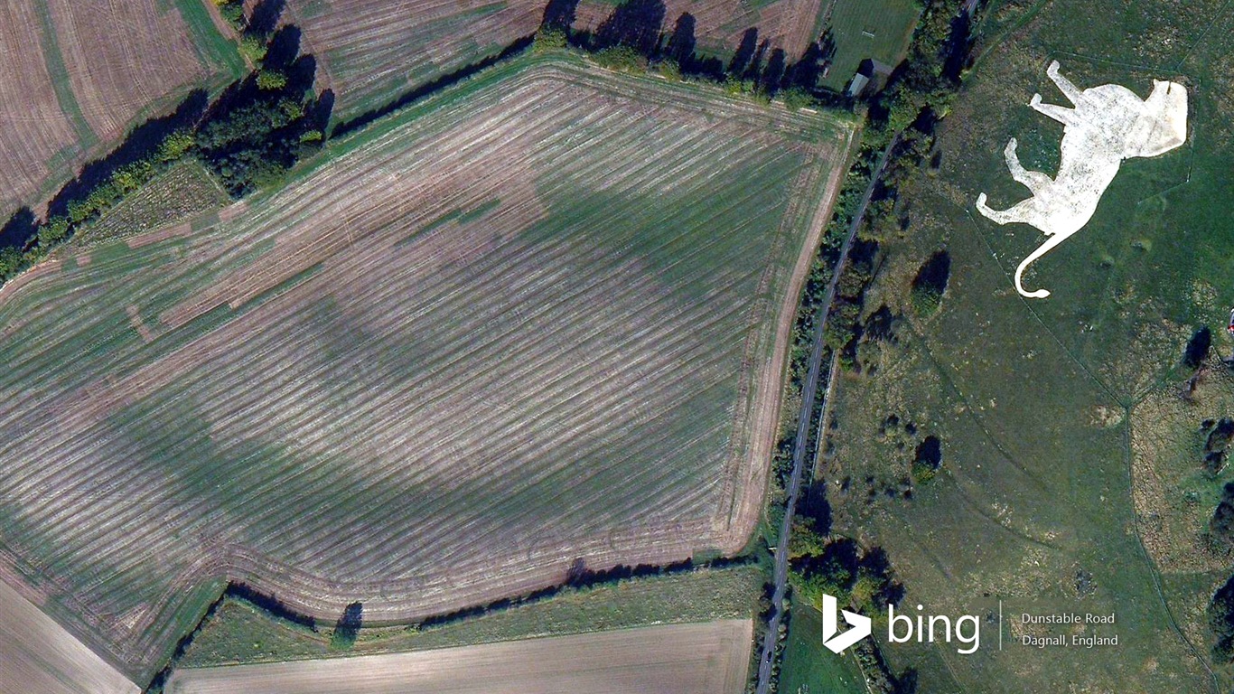 Microsoft Bing HD wallpapers: Aerial view of Europe #5 - 1366x768