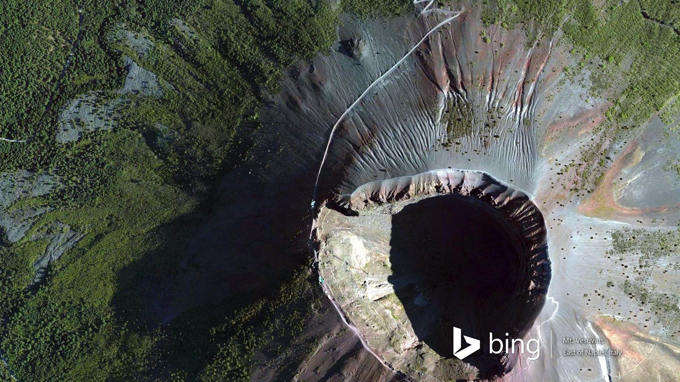 Microsoft Bing HD Tapety na plochu: Letecký pohled na Evropu #6 - 1366x768