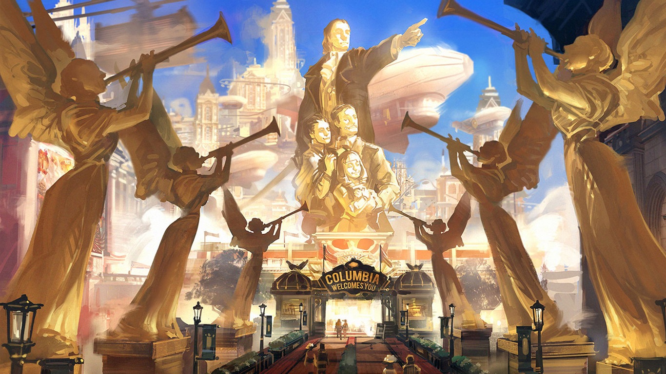 BioShock Infinite 生化奇兵：無限高清遊戲壁紙 #8 - 1366x768