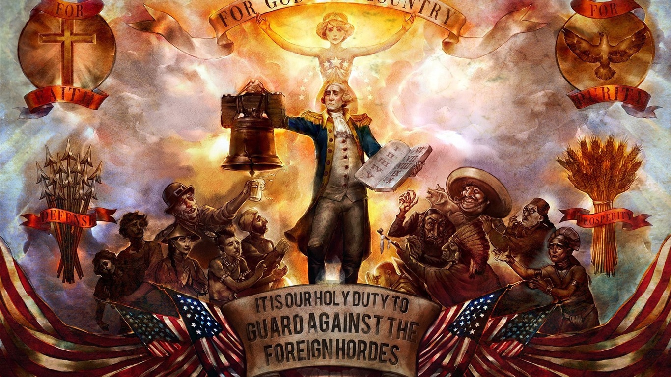 BioShock Infinite HD game wallpapers #12 - 1366x768