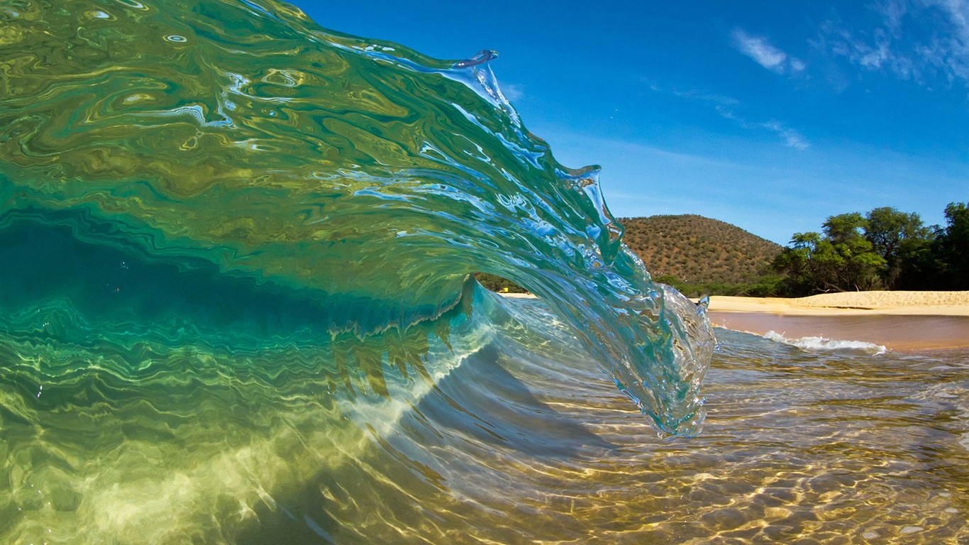 Thème de l'eau, de Windows 8 fonds d'écran HD #2 - 1366x768