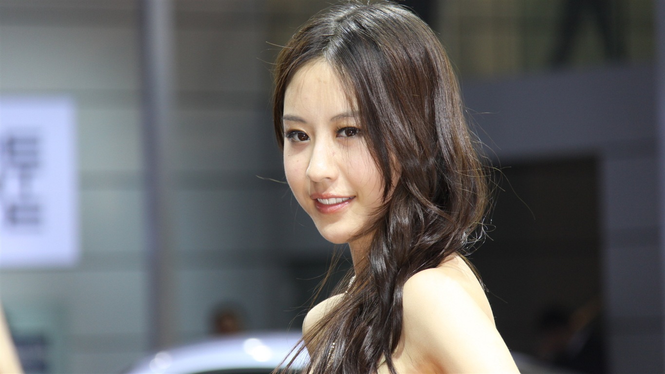 순수하고 사랑스러운 아시아 여자의 HD 배경 화면 #20 - 1366x768