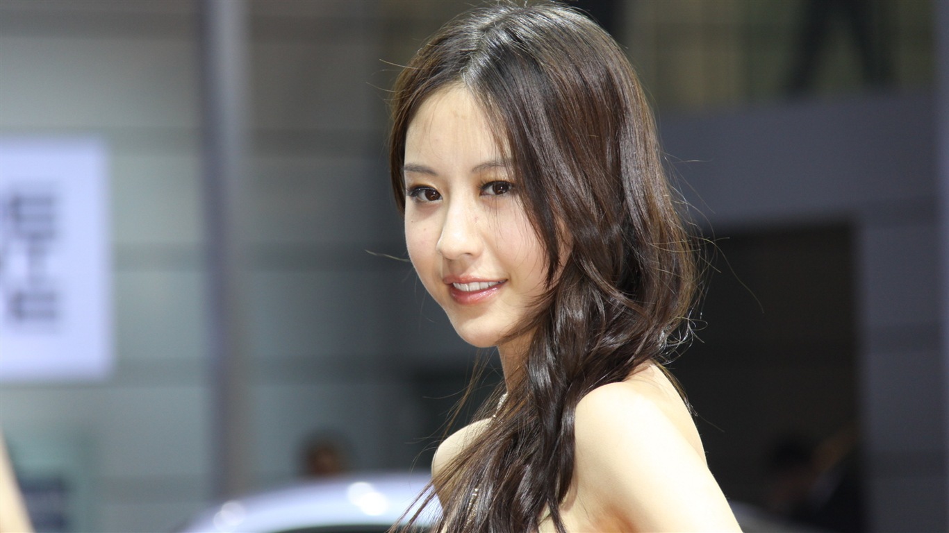 Pure and lovely Asian girls HD wallpapers #20 - 1366x768