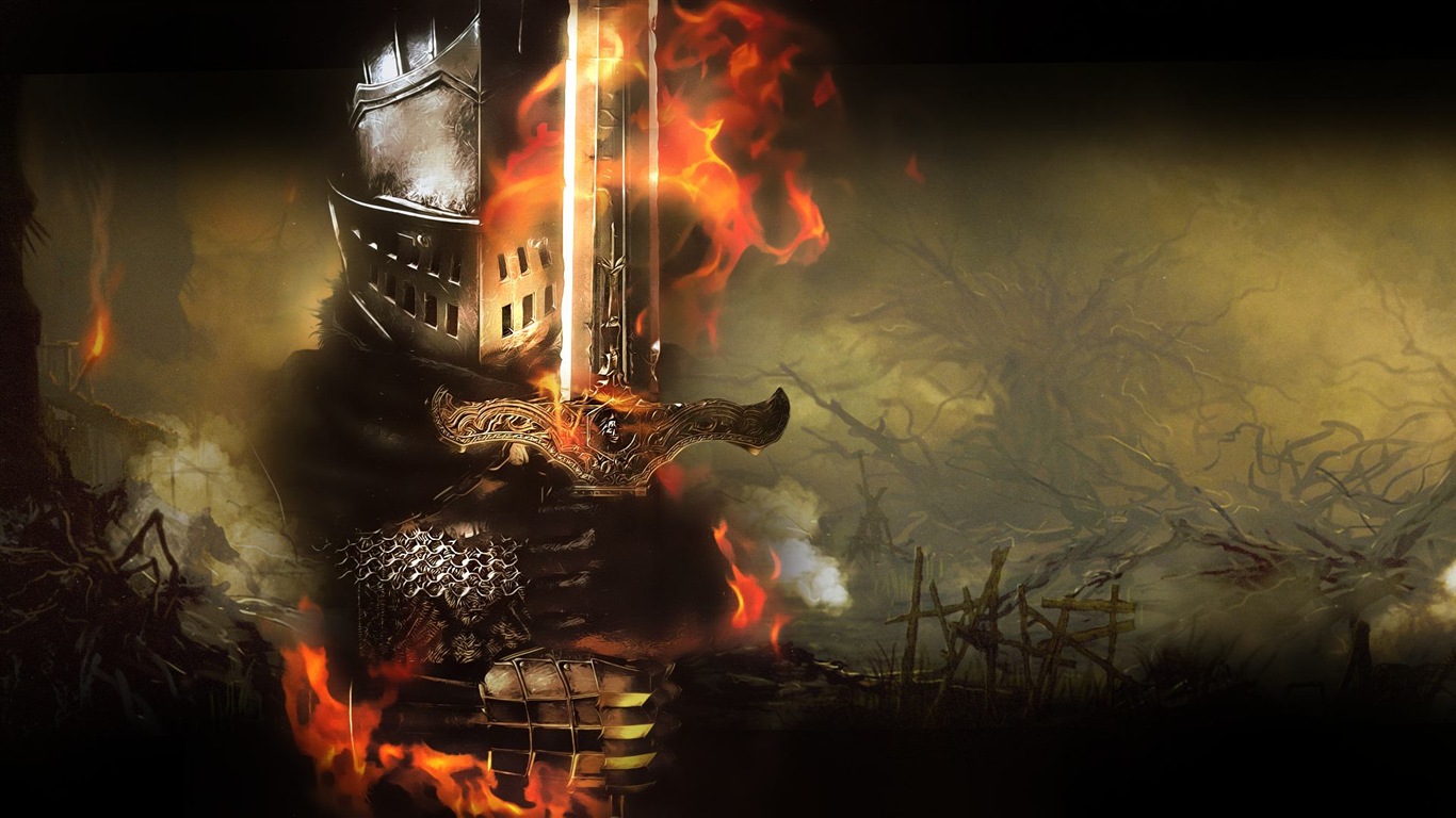 Tmavé Souls 2 hra HD tapety na plochu #10 - 1366x768