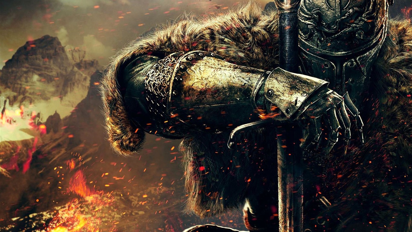 Tmavé Souls 2 hra HD tapety na plochu #11 - 1366x768
