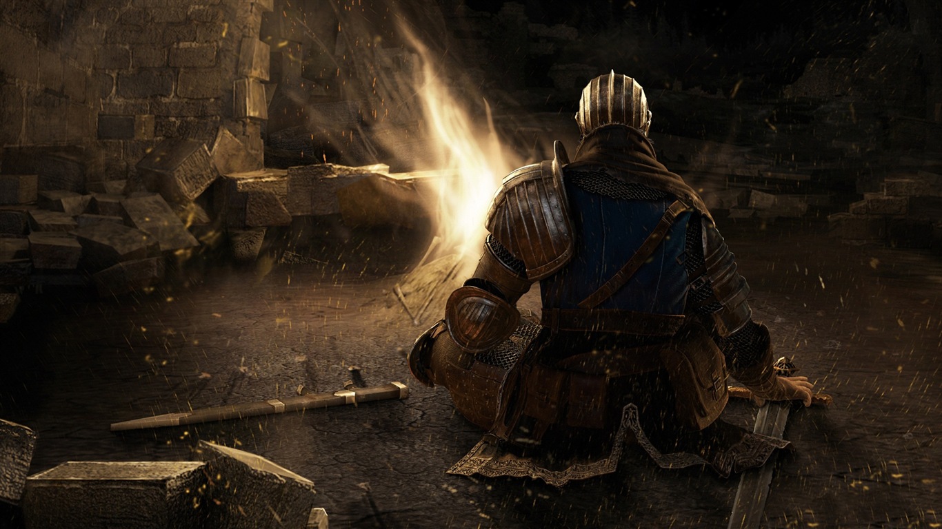 Tmavé Souls 2 hra HD tapety na plochu #18 - 1366x768
