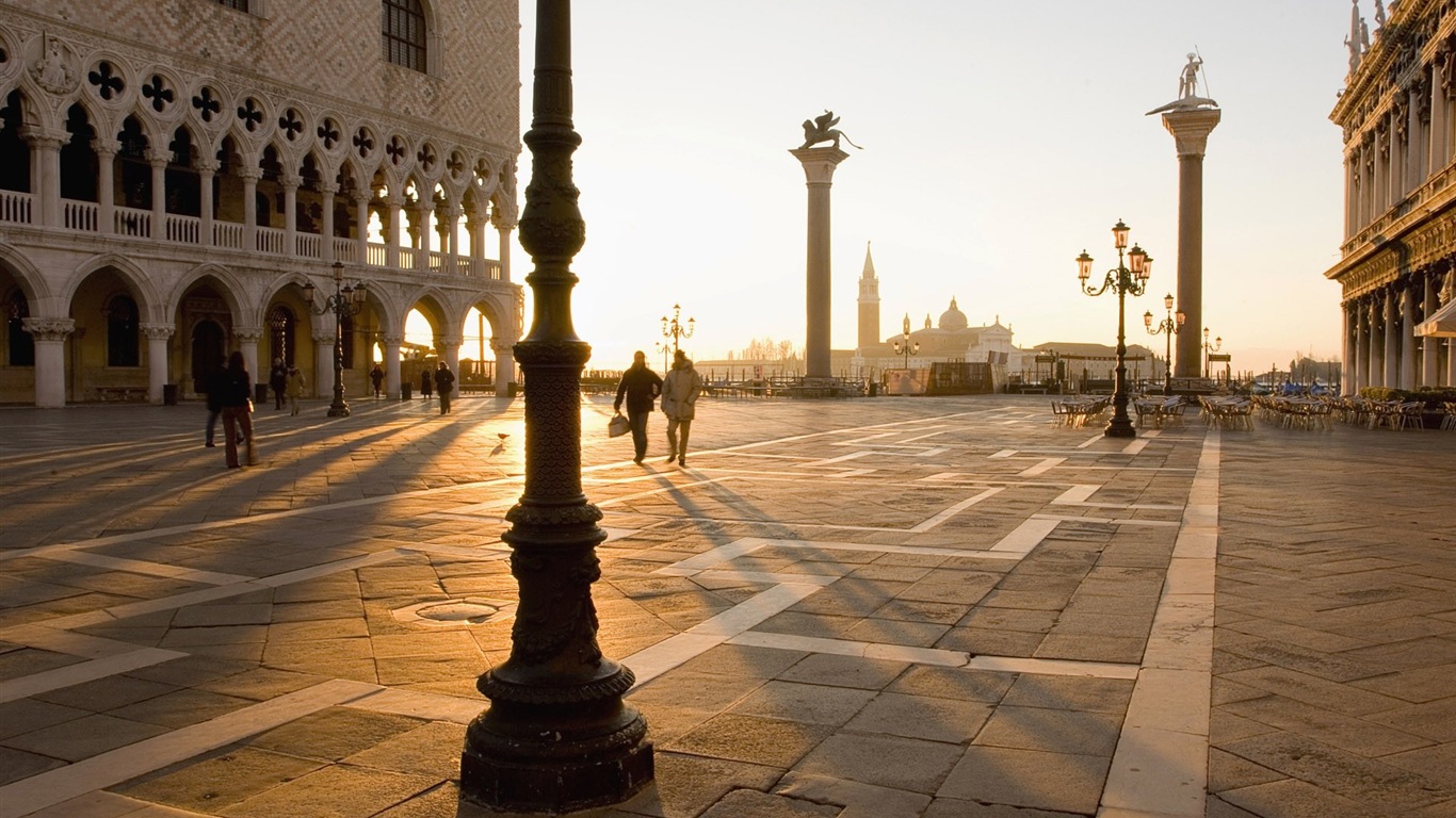 Belle Watertown, Venise fonds d'écran HD #13 - 1366x768