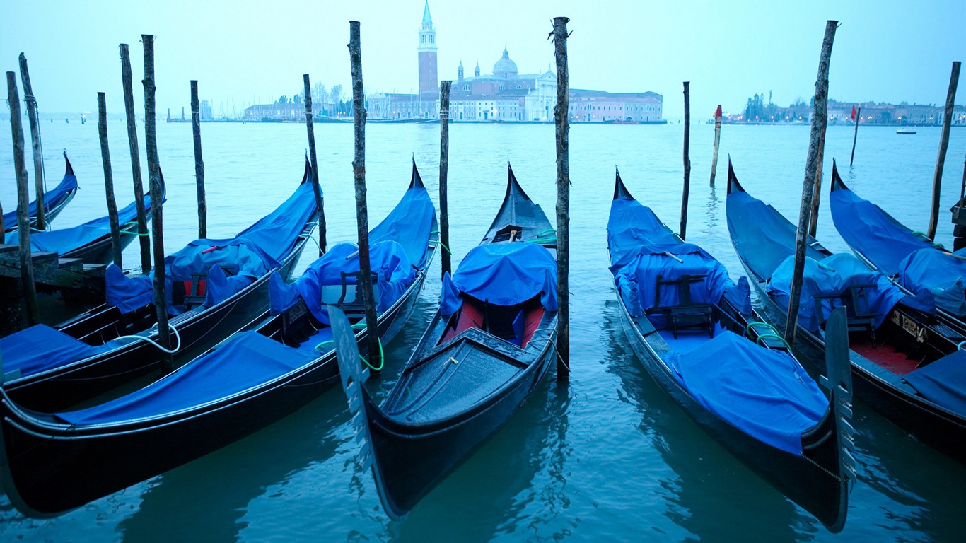 美丽的水城，威尼斯 高清壁纸14 - 1366x768