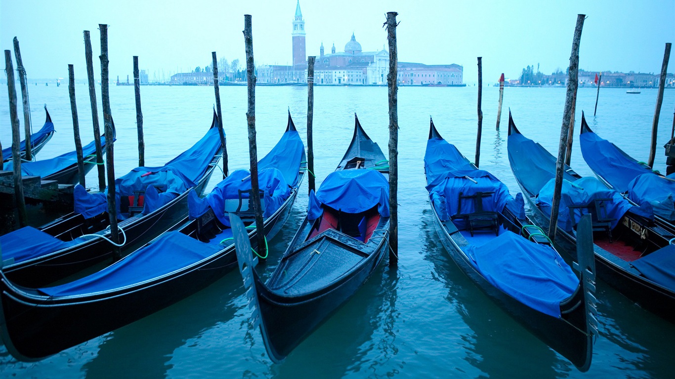 Belle Watertown, Venise fonds d'écran HD #14 - 1366x768