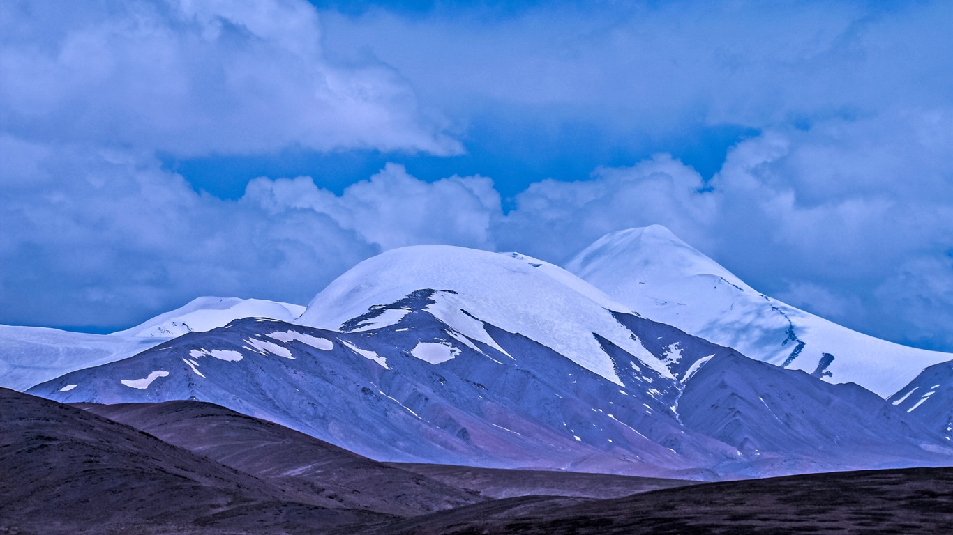 Qinghai Plateau krásné scenérie tapety #10 - 1366x768