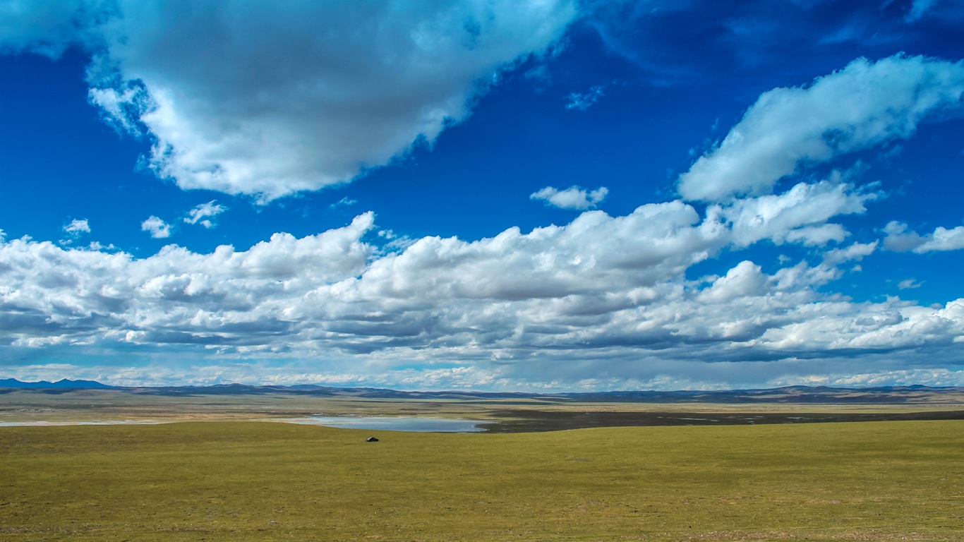 Qinghai Plateau krásné scenérie tapety #16 - 1366x768