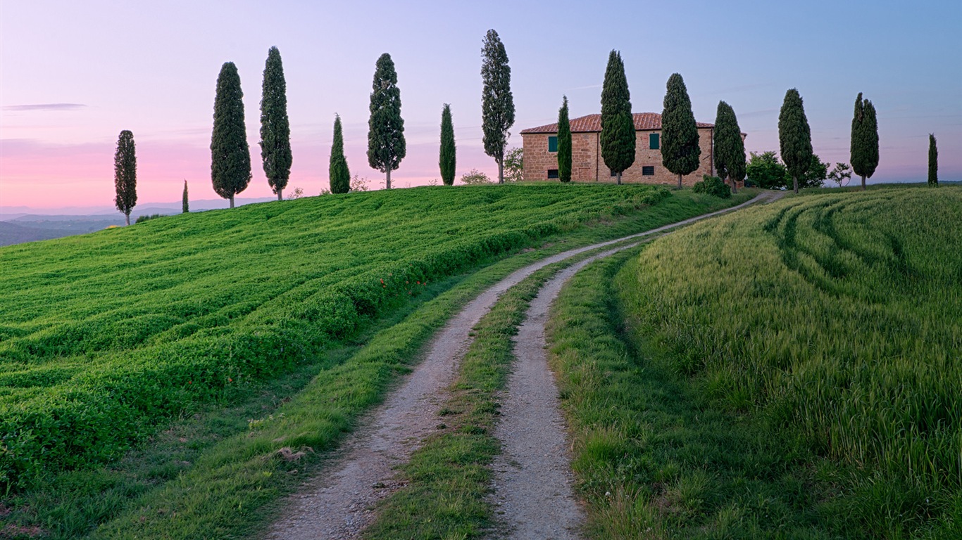 Italská přírodní krásy scenérie HD tapetu #7 - 1366x768