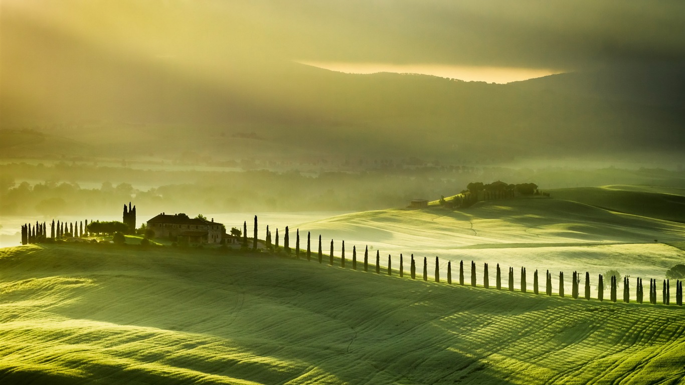 이탈리아어 자연의 아름다움 풍경의 HD 벽지 #9 - 1366x768