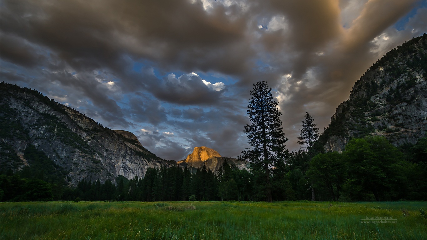 Windows 8 téma, Národní park Yosemite HD tapety na plochu #3 - 1366x768
