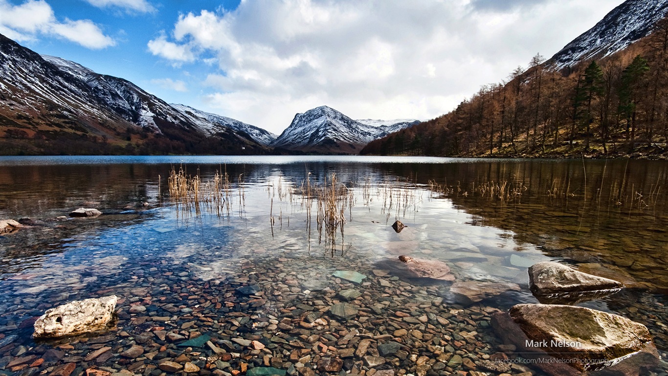 Windows 8 主題壁紙，水的風景 #3 - 1366x768