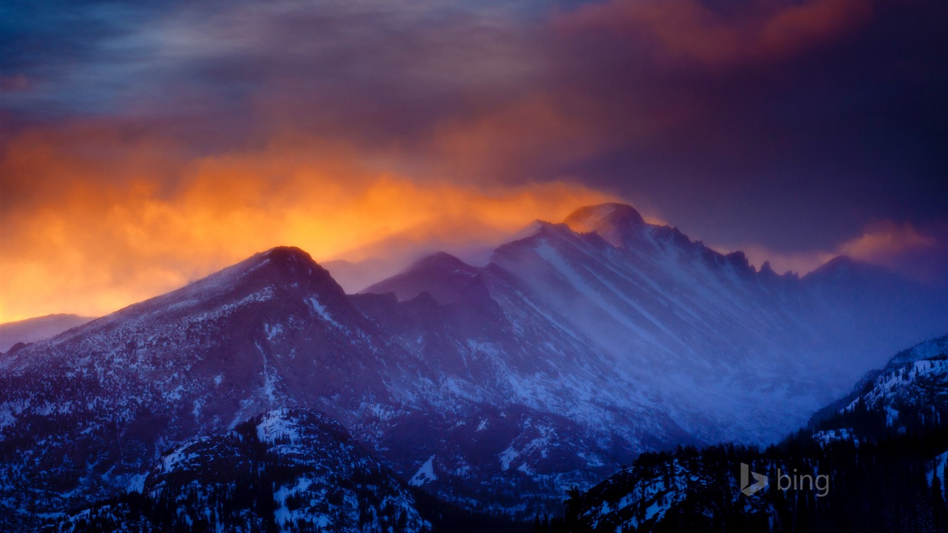 Října 2014 Bing scenérie HD Tapety na plochu #2 - 1366x768