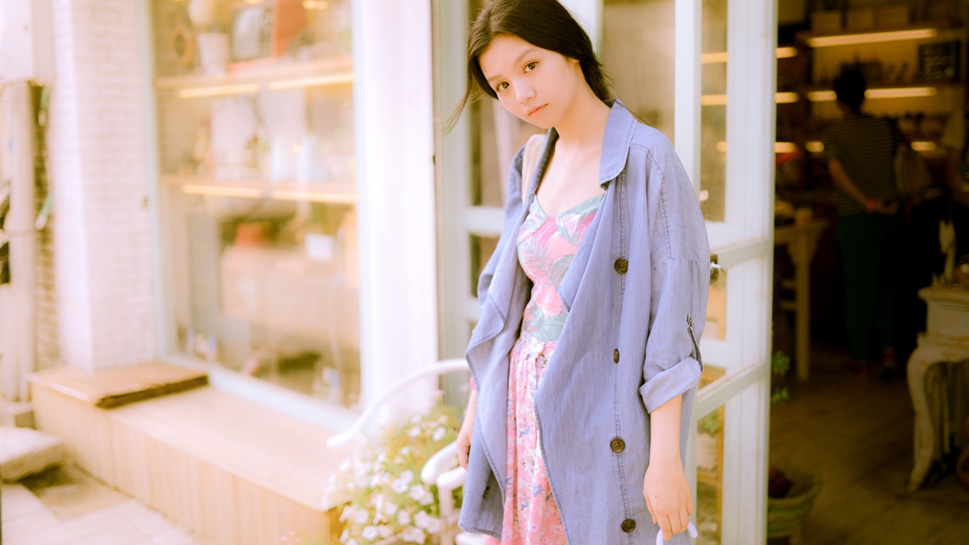 日本清純小女孩 高清壁紙 #2 - 1366x768
