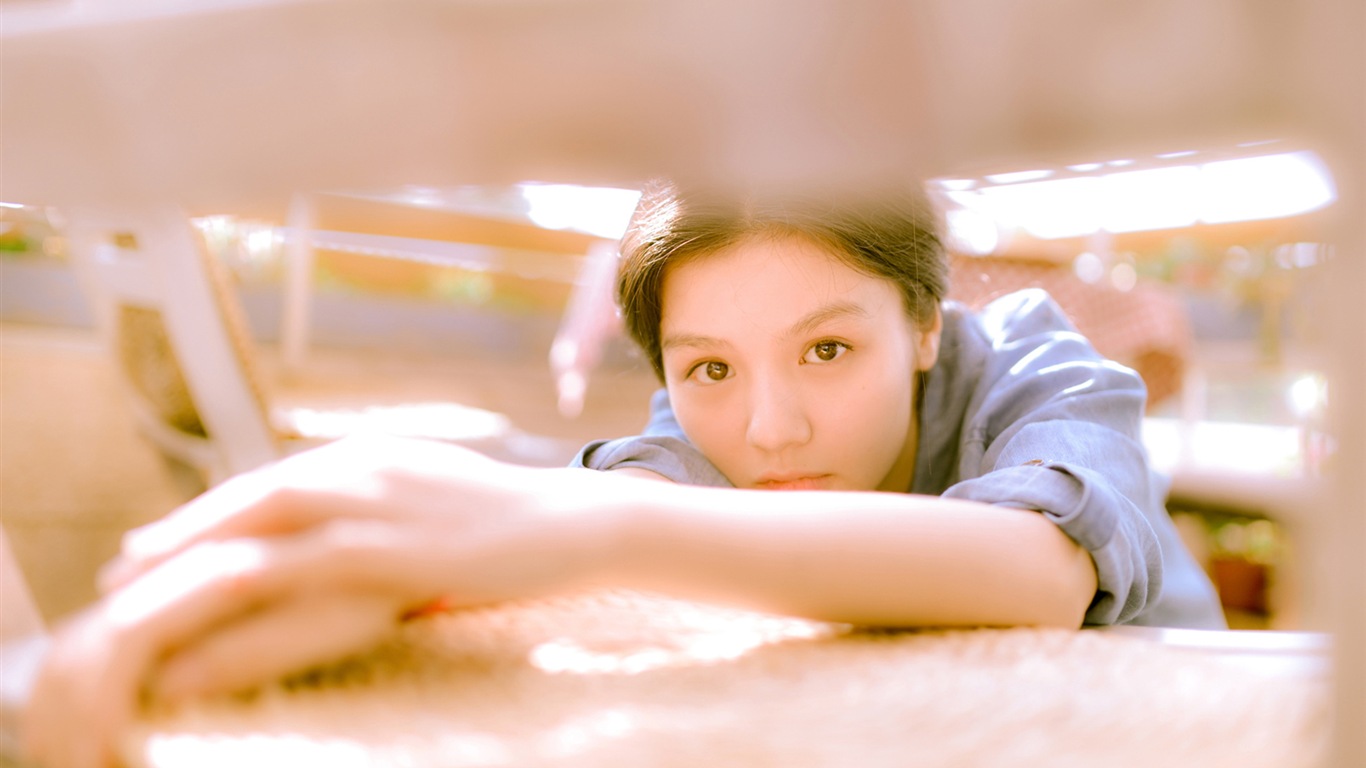 日本清純小女孩 高清壁紙 #5 - 1366x768