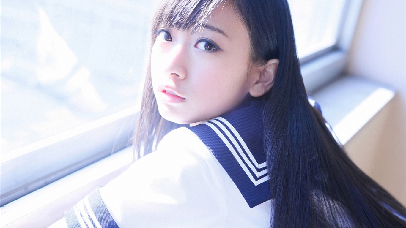 Muchacha adolescente japonesa fondos de pantalla HD #6 - 1366x768