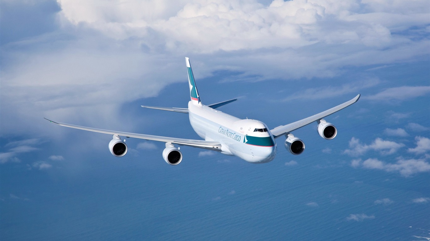 Boeing fondos de pantalla de alta definición 747 airlines #10 - 1366x768