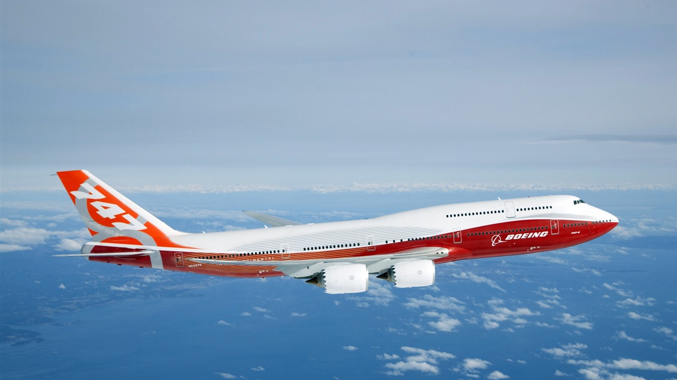 波音747客机 高清壁纸16 - 1366x768