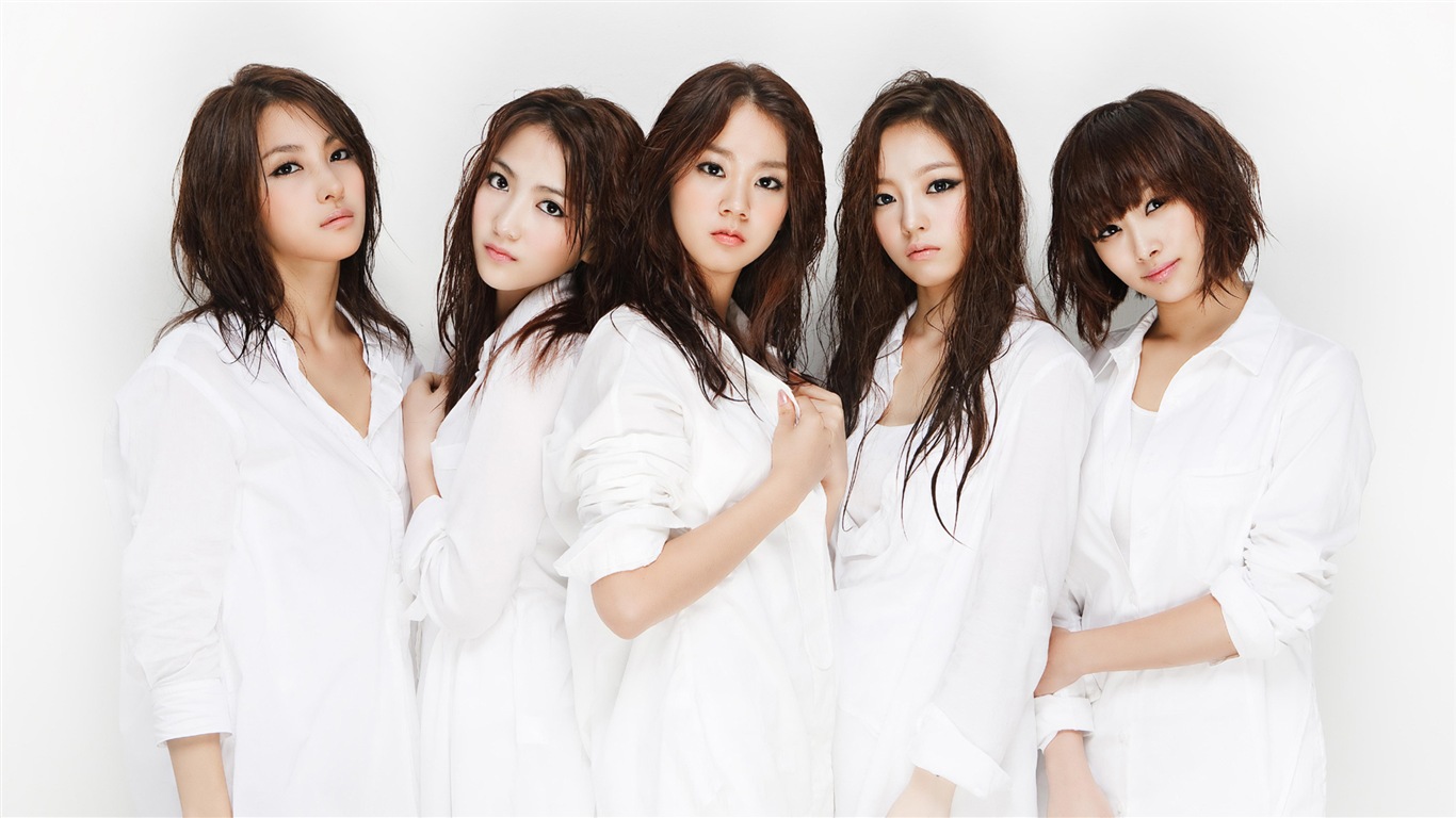 Groupe de musique de fille coréenne, KARA fonds d'écran HD #1 - 1366x768