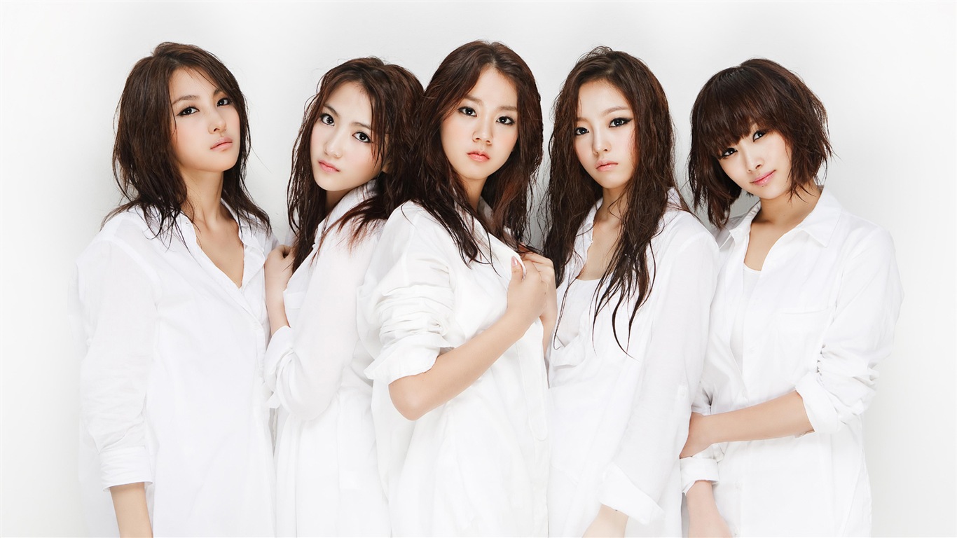 韓國美少女音樂組合，KARA高清壁紙 #1 - 1366x768