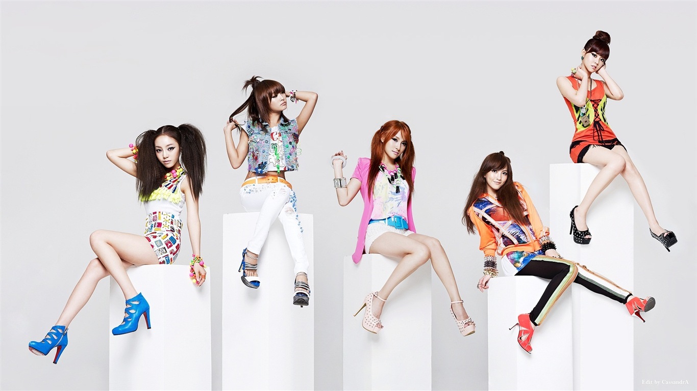 Koreanisches Mädchen Musikgruppe, KARA HD Wallpaper #12 - 1366x768