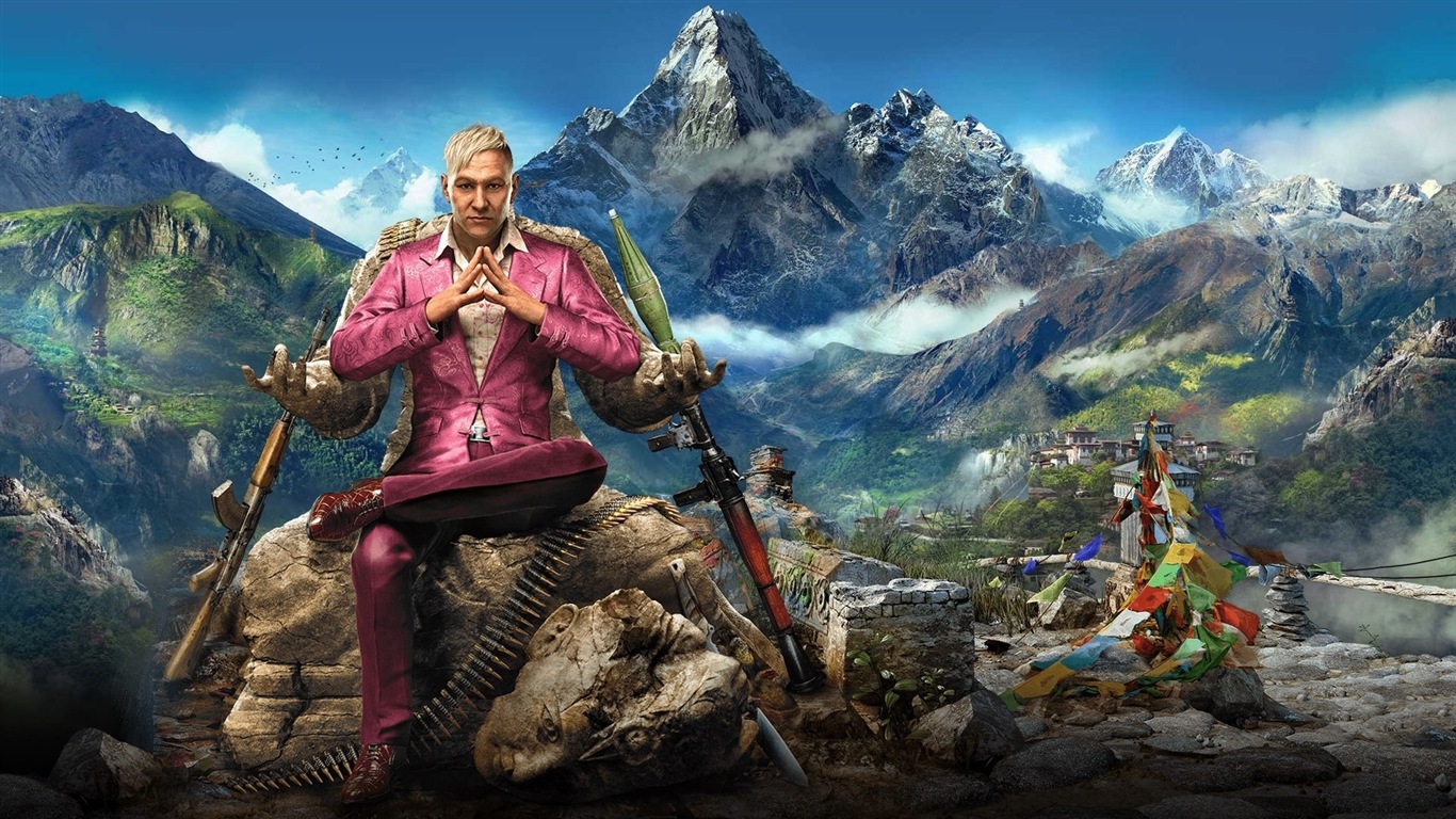 Far Cry 4 孤島驚魂4 高清遊戲壁紙 #4 - 1366x768