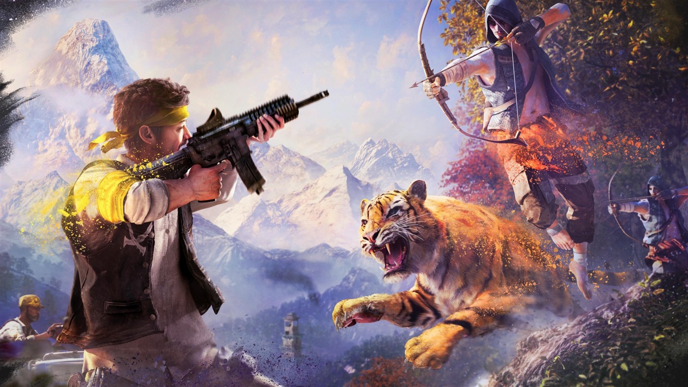 Far Cry 4 孤島驚魂4 高清遊戲壁紙 #6 - 1366x768