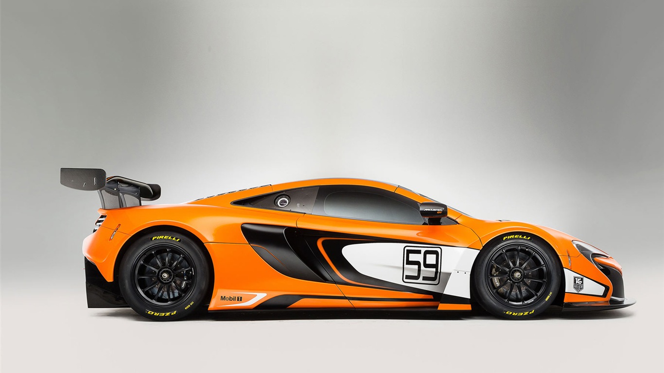 2015邁凱倫650S GT3 超級跑車高清壁紙 #11 - 1366x768