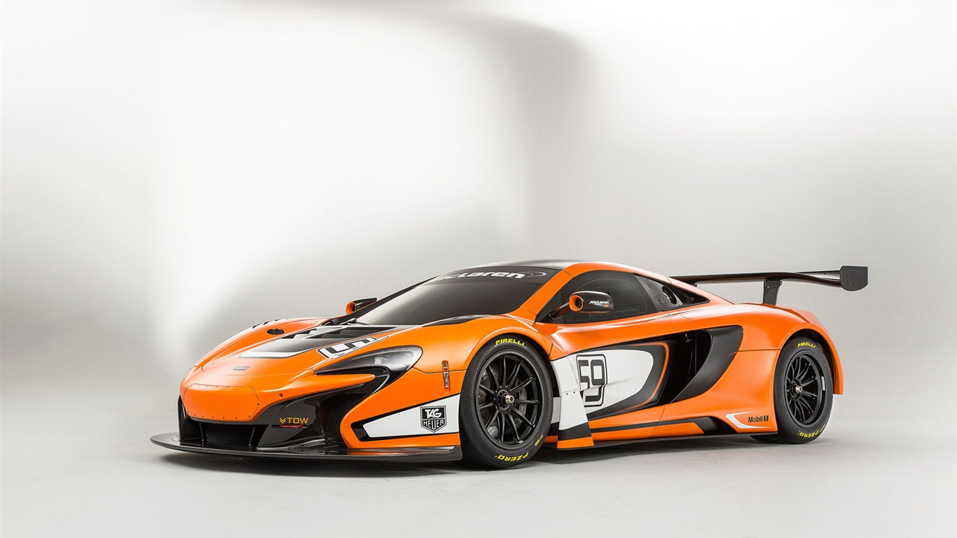 2015邁凱倫650S GT3 超級跑車高清壁紙 #12 - 1366x768