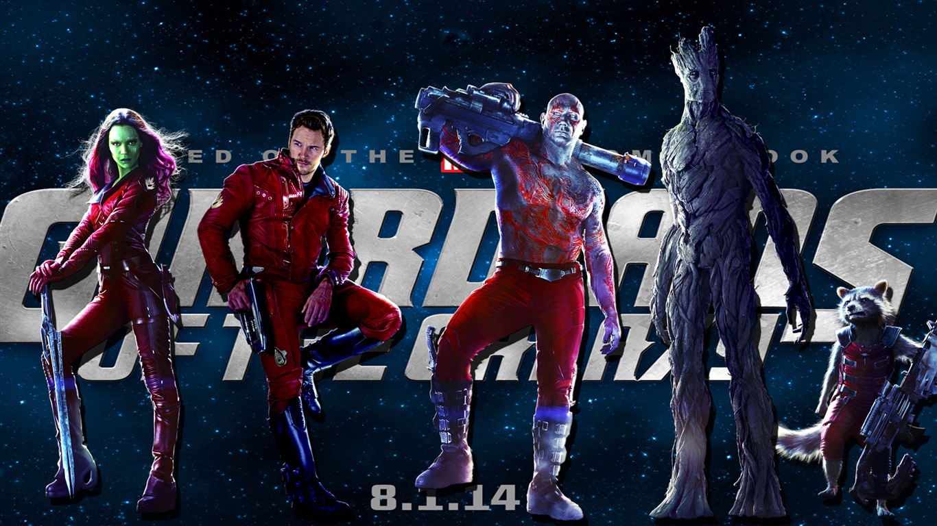 Guardians of the Galaxy 2014 HD movie wallpapers #3 - 1366x768