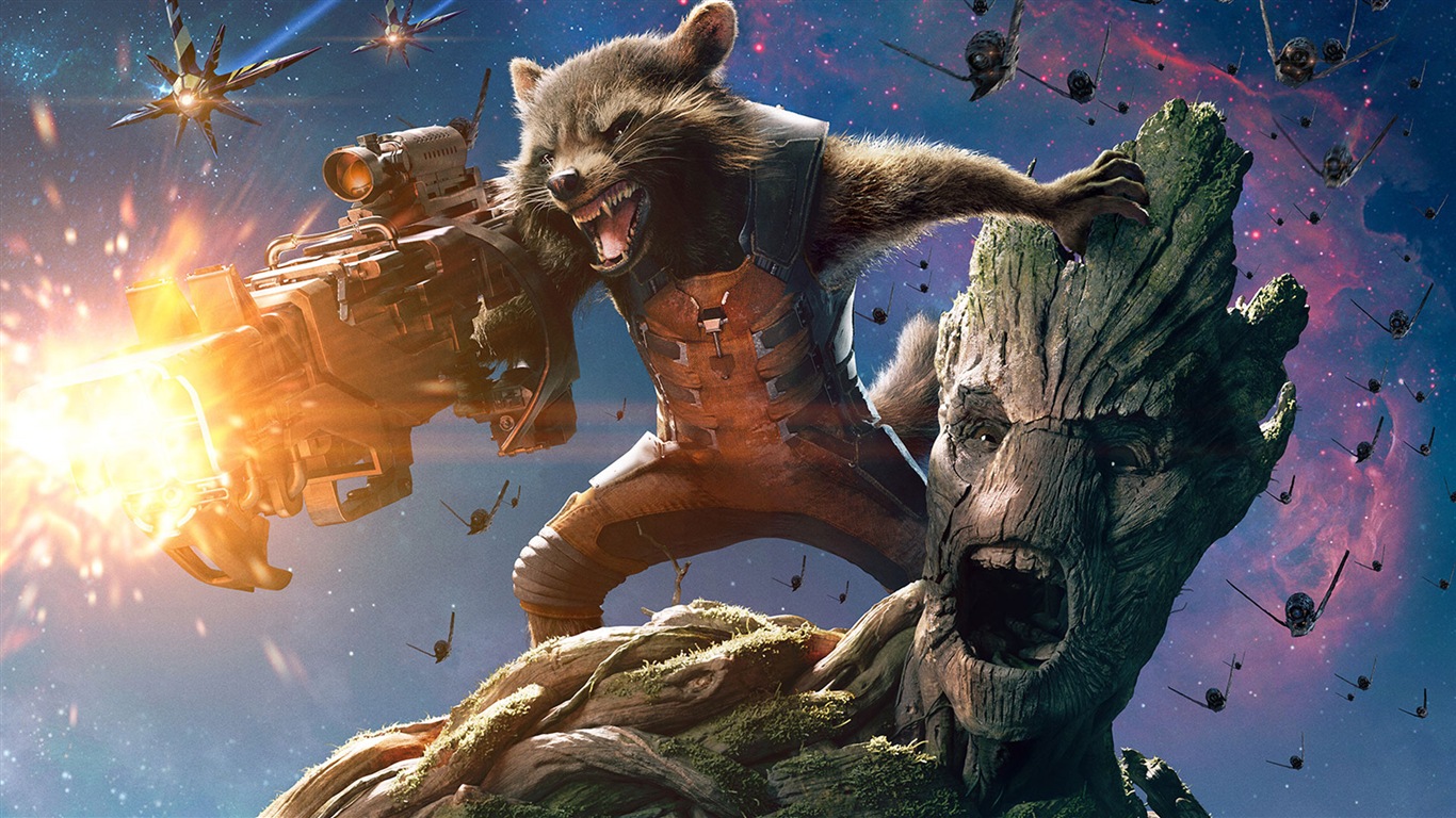 Guardians of the Galaxy 銀河護衛隊2014 高清壁紙 #14 - 1366x768