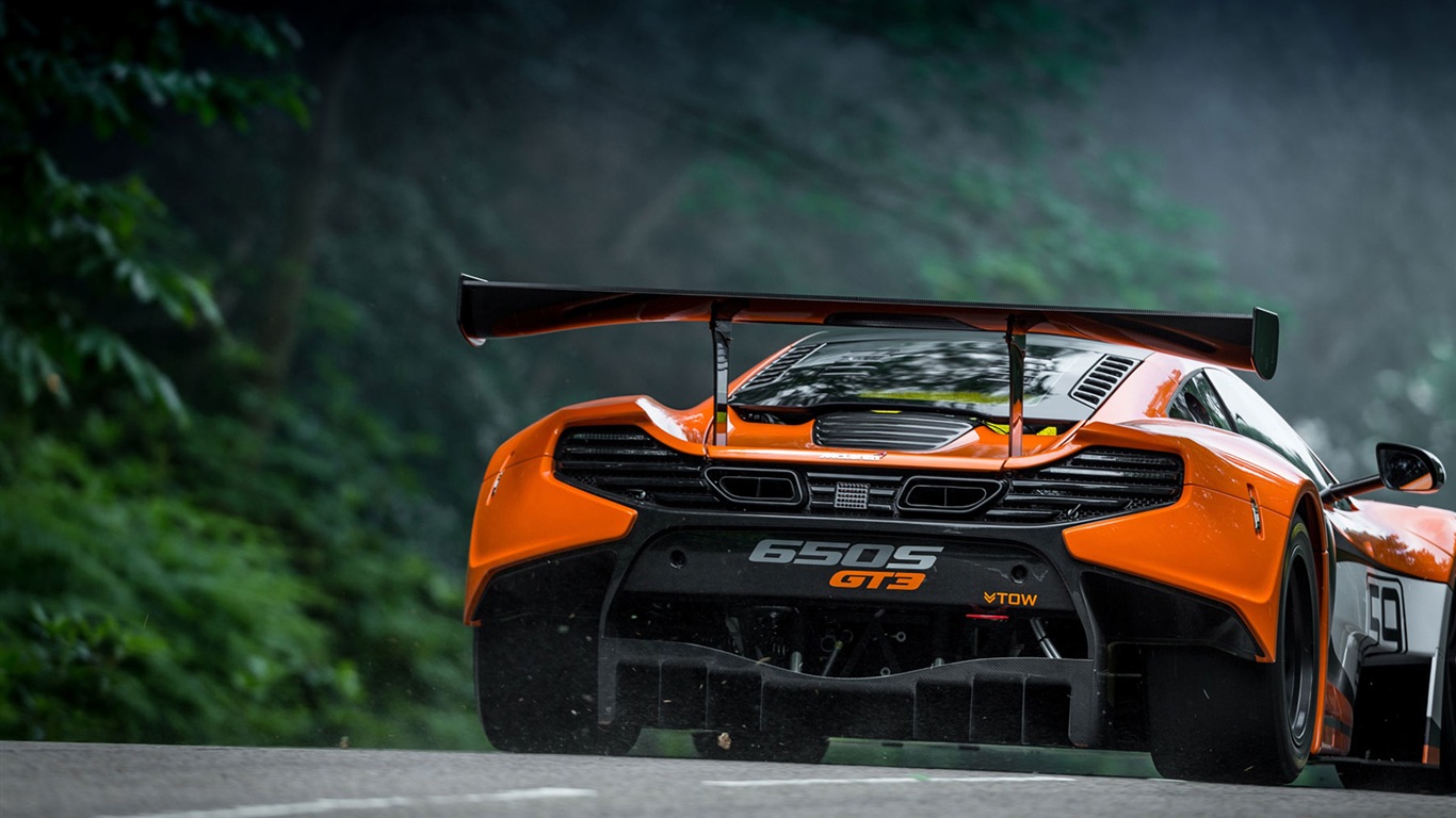 2015 McLaren 650S GT3 wallpapers superdeportivo HD #3 - 1366x768