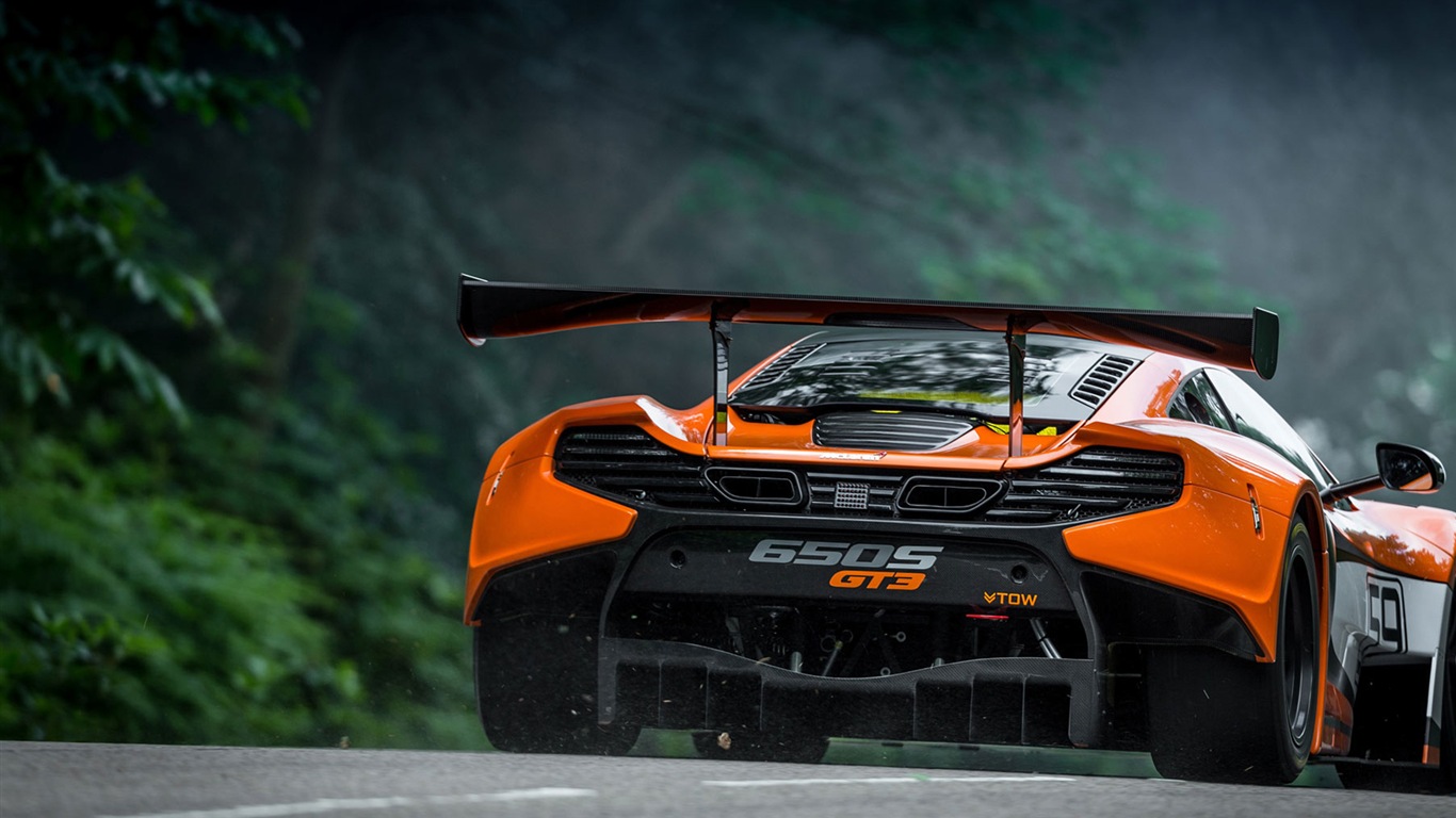 2015迈凯伦650S GT3 超级跑车高清壁纸3 - 1366x768