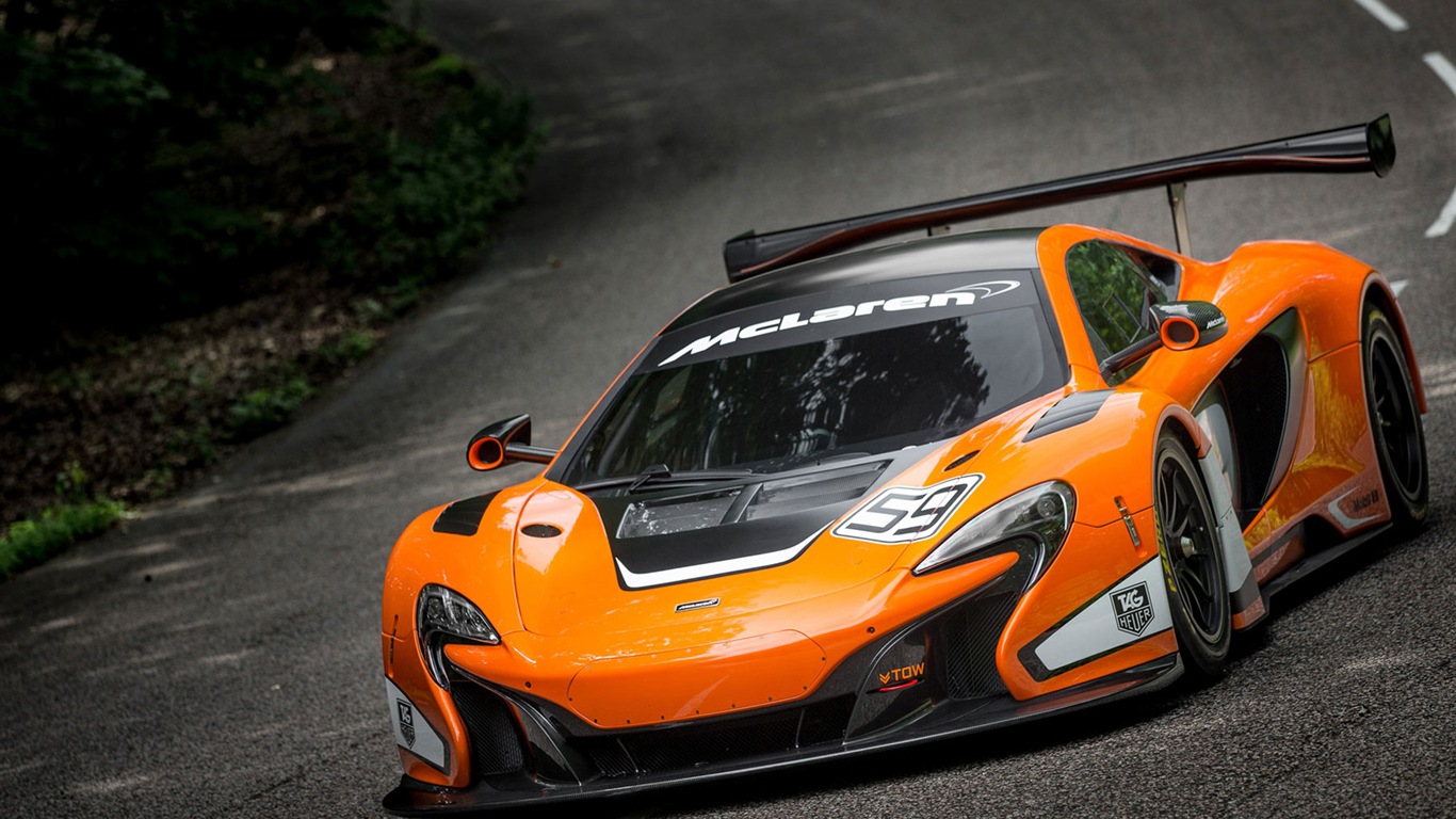 2015 McLaren 650S GT3 superauto HD tapety na plochu #4 - 1366x768