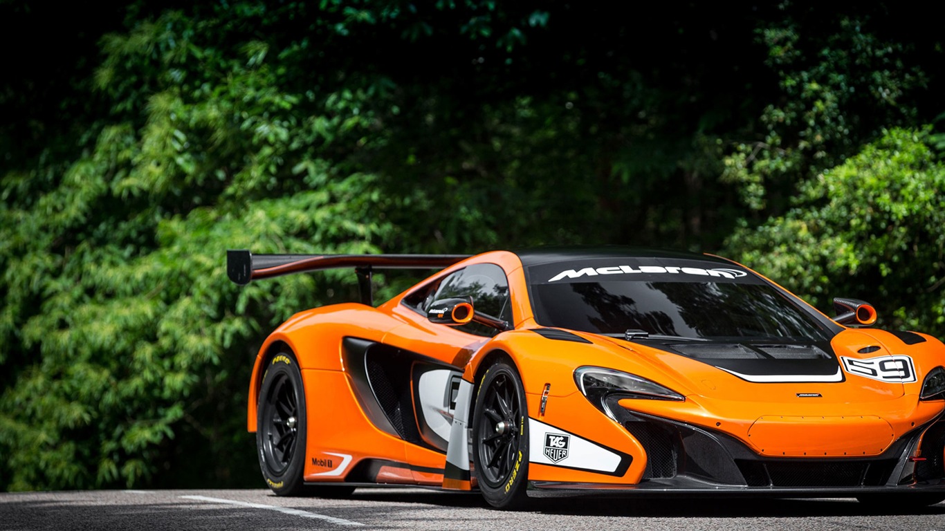 2015邁凱倫650S GT3 超級跑車高清壁紙 #6 - 1366x768