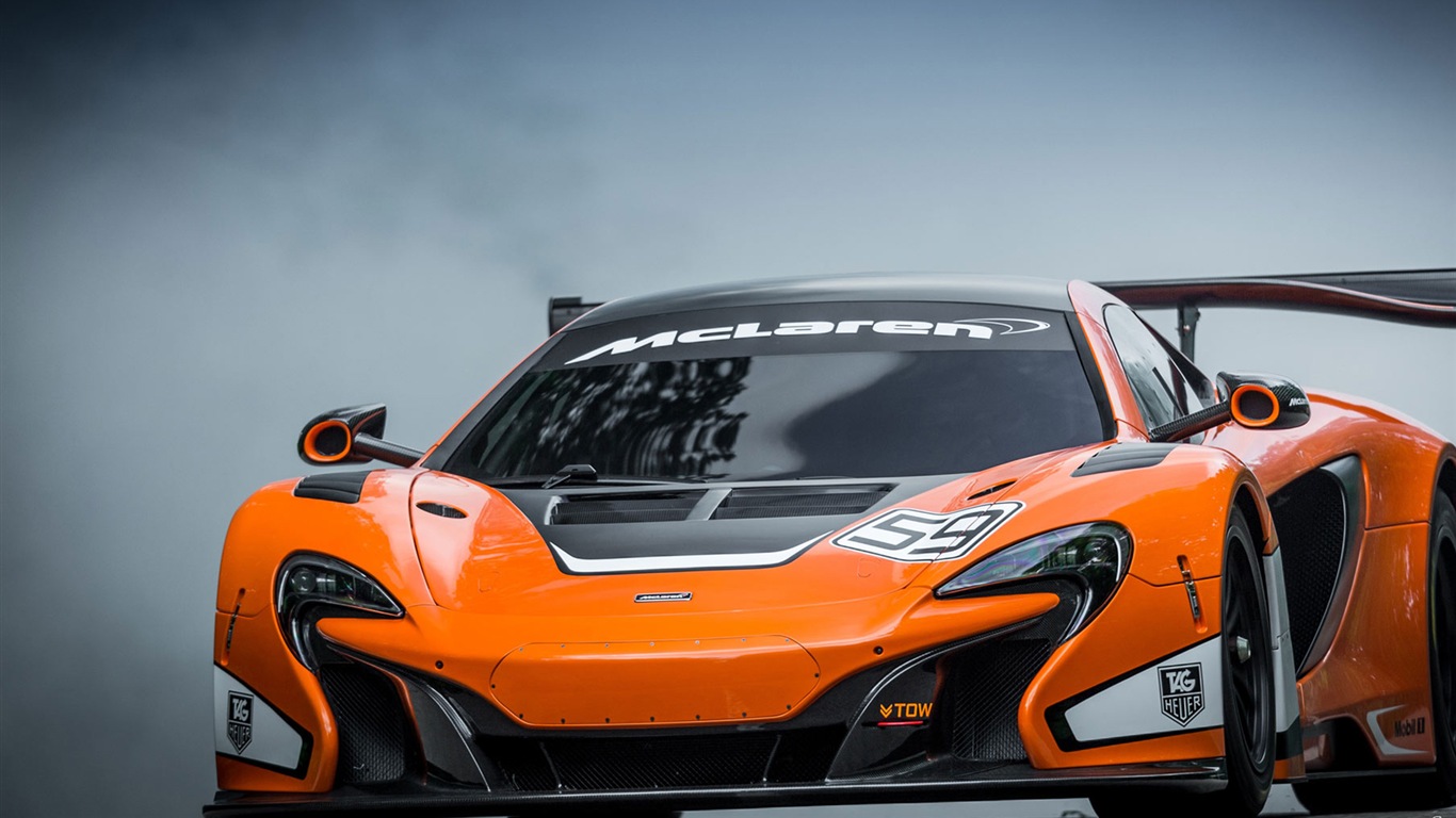 2015邁凱倫650S GT3 超級跑車高清壁紙 #8 - 1366x768