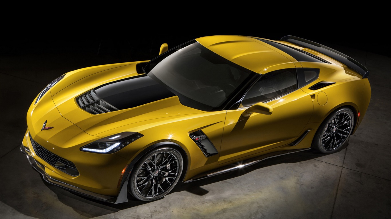 2015年雪佛兰 Corvette Z06跑车高清壁纸1 - 1366x768