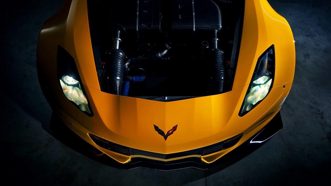 2015年雪佛兰 Corvette Z06跑车高清壁纸2 - 1366x768