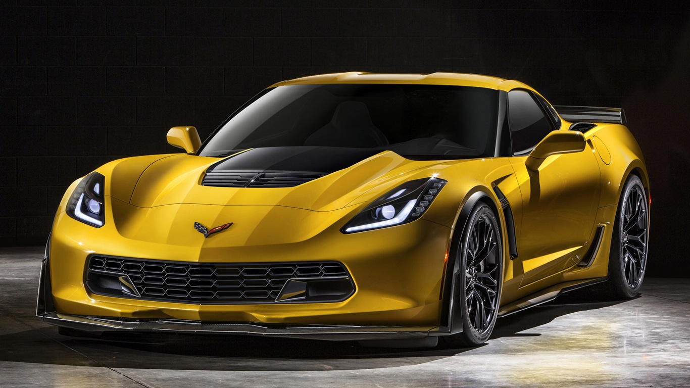 2015年雪佛兰 Corvette Z06跑车高清壁纸7 - 1366x768