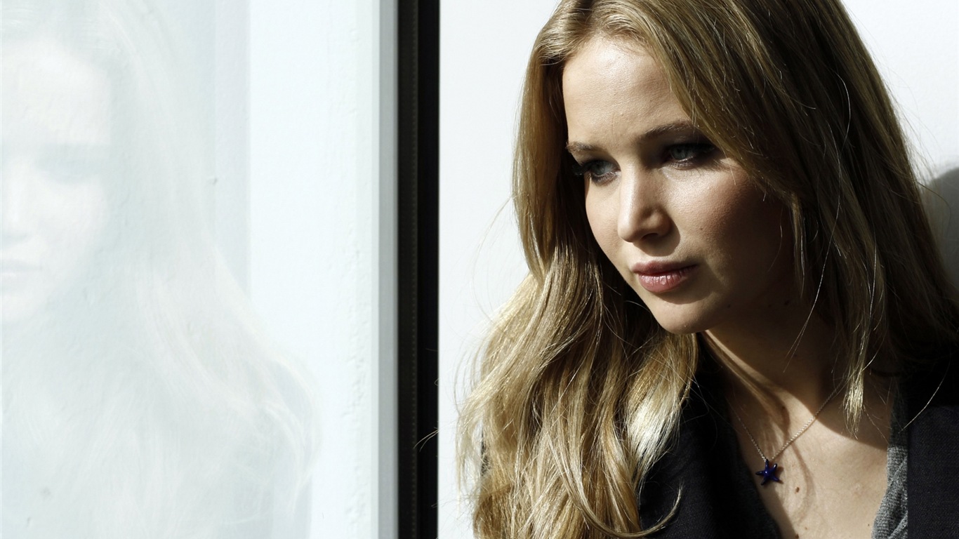 Jennifer Lawrence HD tapety na plochu #19 - 1366x768