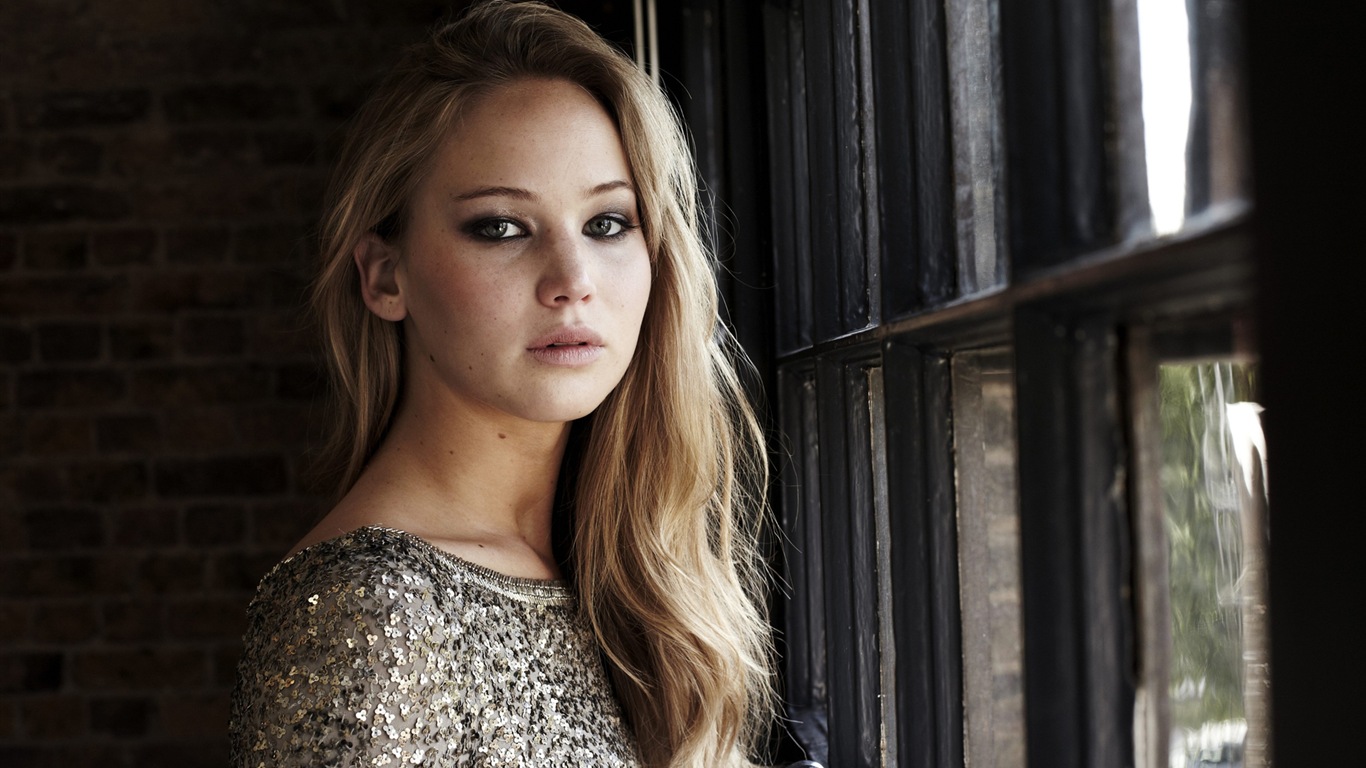 Jennifer Lawrence 詹妮弗·劳伦斯 高清壁纸20 - 1366x768