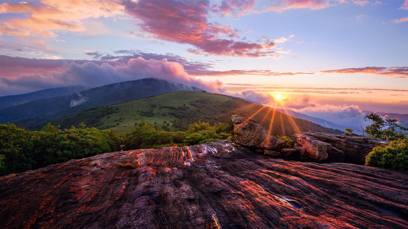 Svůdné ohromující přírodní scenérie HD tapety na plochu #17 - 1366x768