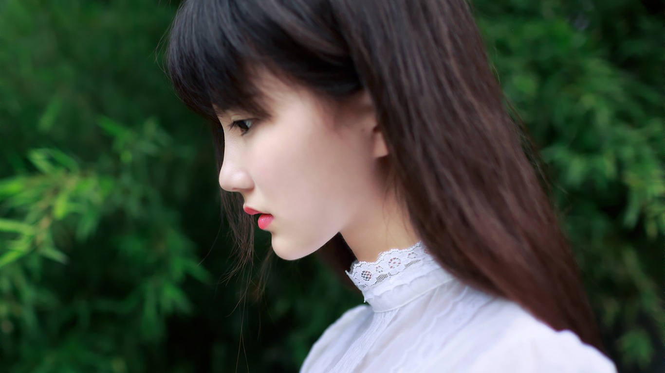清純養眼的東方女孩 高清壁紙 #6 - 1366x768