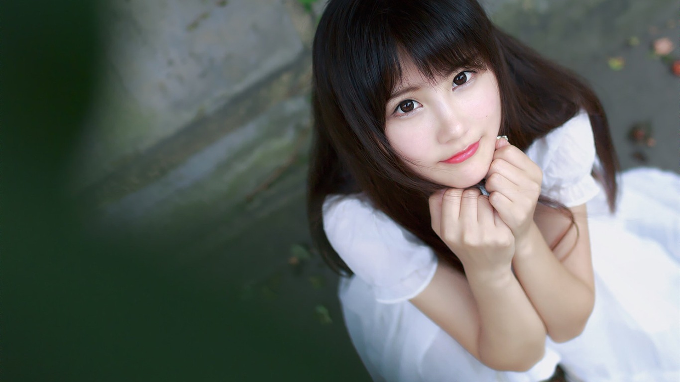 Pure seductive Oriental girls HD wallpapers #8 - 1366x768