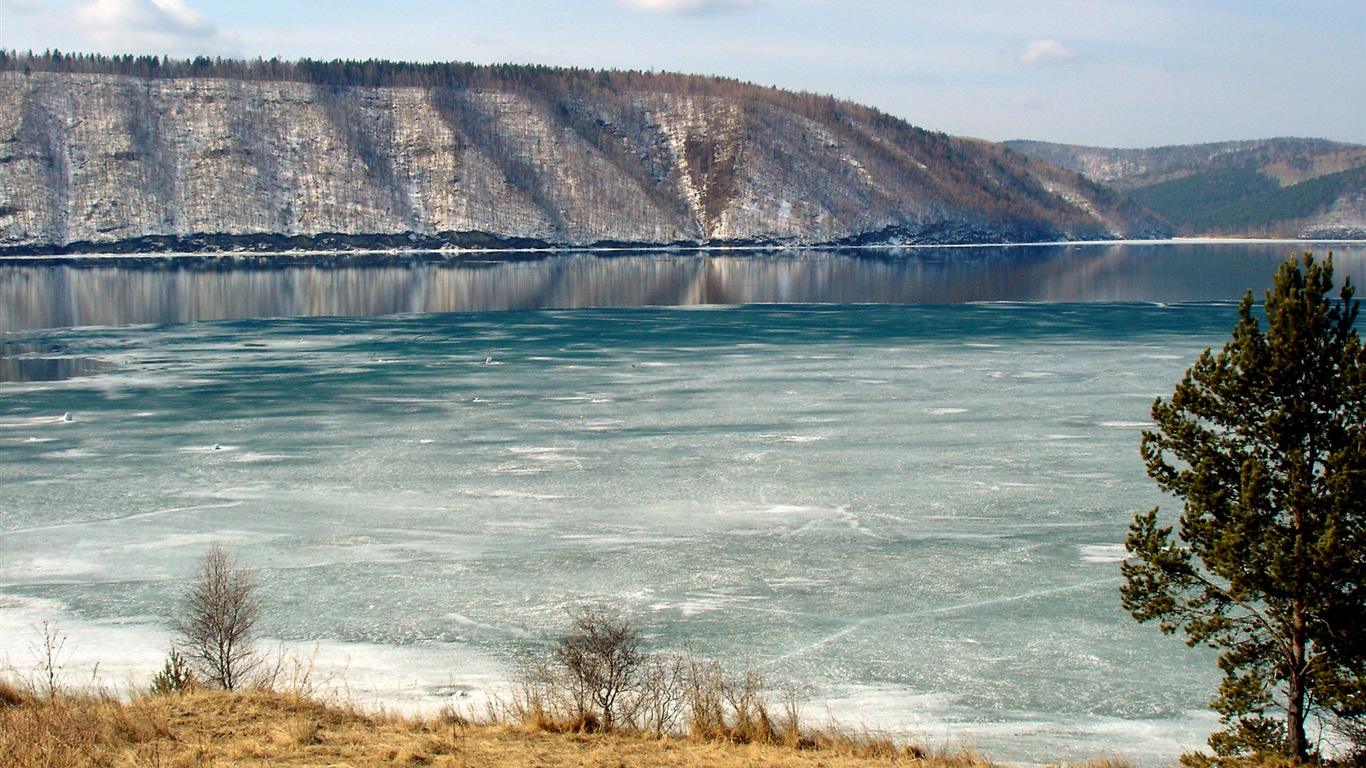 Lago Baikal en Rusia, fondos de pantalla paisaje HD #2 - 1366x768